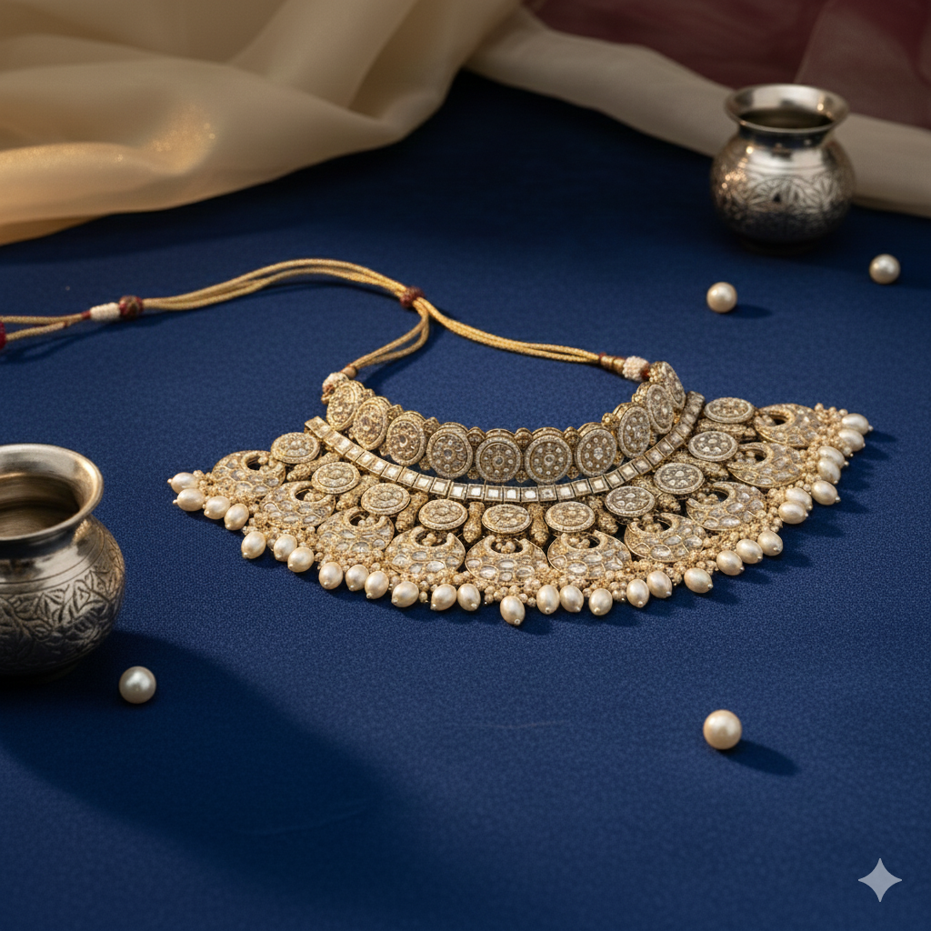 Regal Radiance: The Signature Kundan Bridal Set
