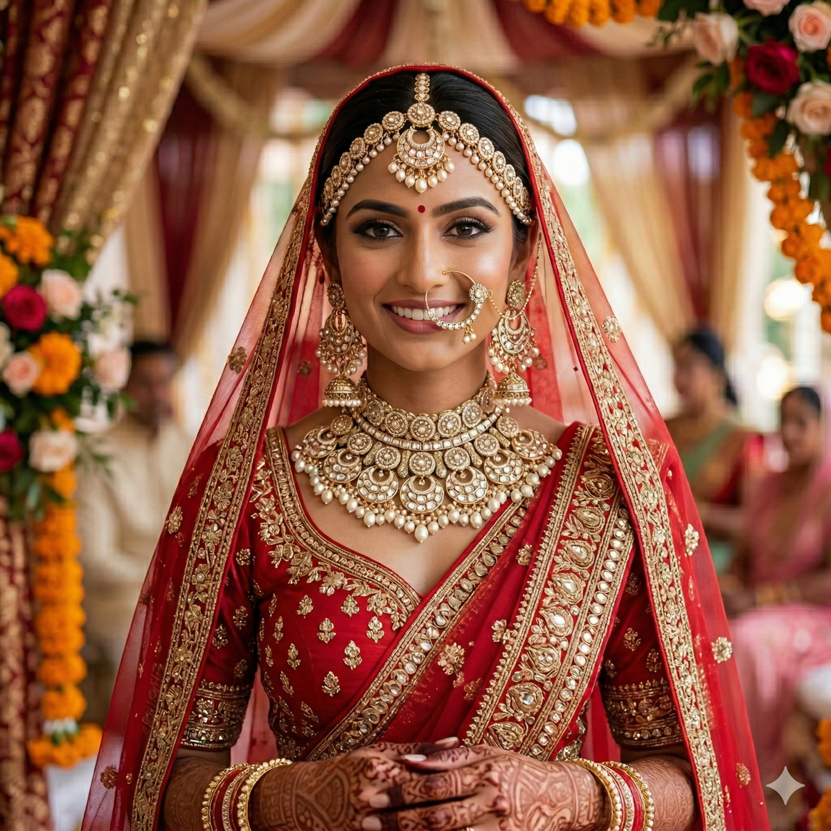 Regal Radiance: The Signature Kundan Bridal Set