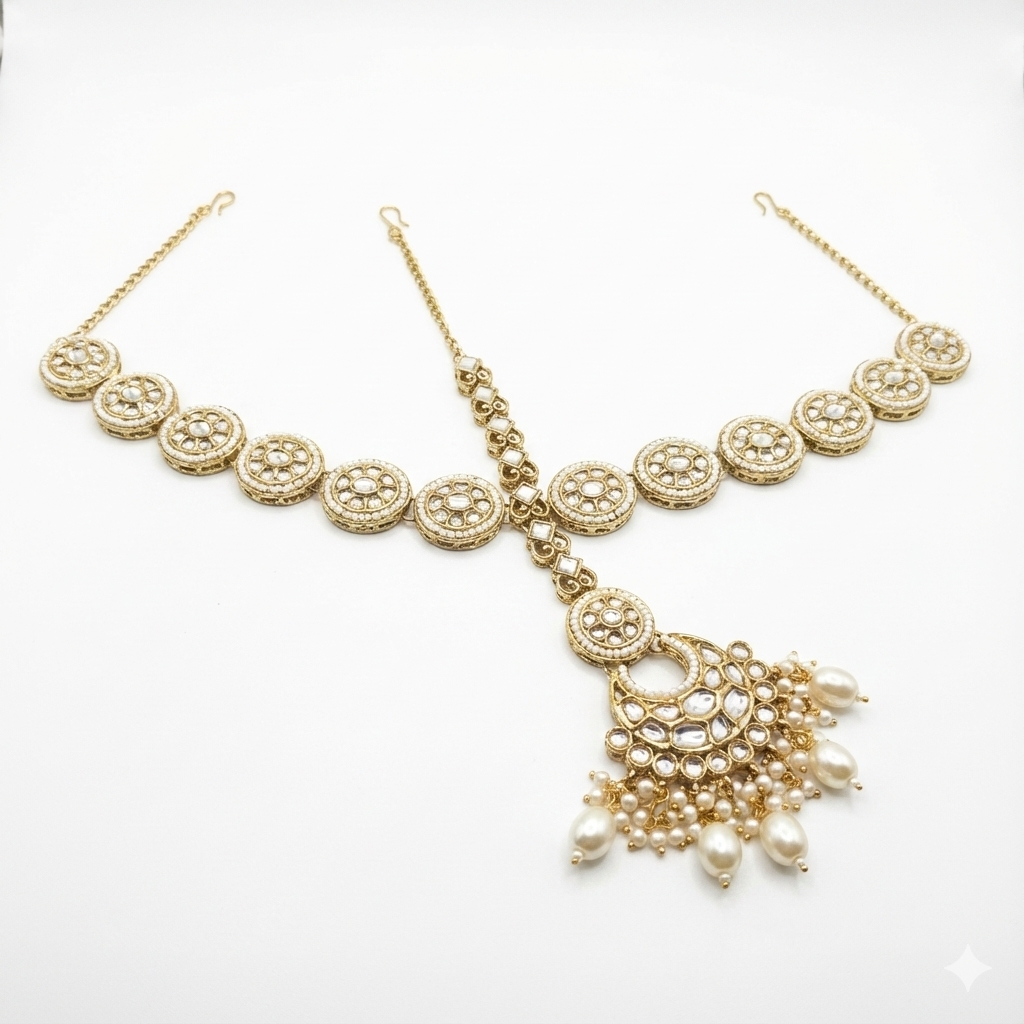 Regal Radiance: The Signature Kundan Bridal Set