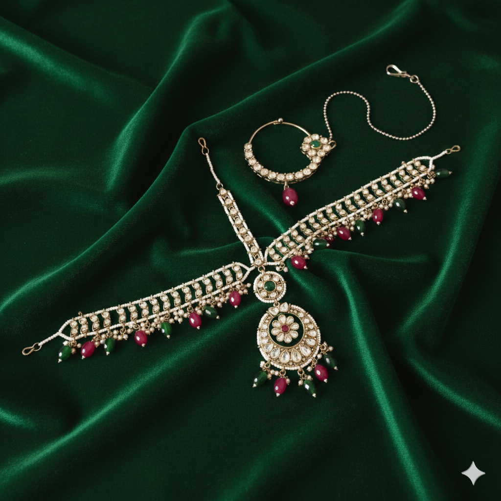 The Heritage Harmony Set: Ruby & Emerald 4-Piece Ensemble