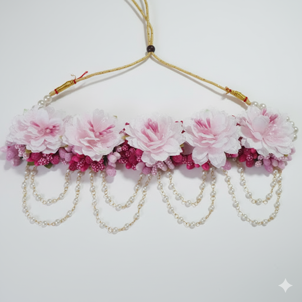The Blush & Ivory Dream Floral Bridal Jewelry Set