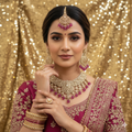 The Maharani's Choice: Grand Kundan & Stone Bridal Set